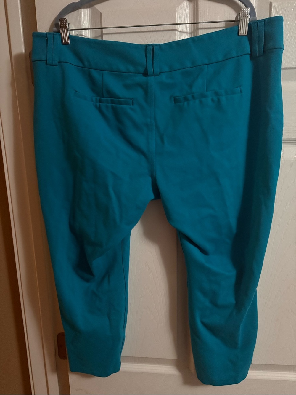 Torrid cropped trouser pants teal career office workwear business casual 20T - Picture 2 of 4